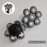7 lames de rechange pour rasoir, têtes flottantes 7D, lavables pour la plupart des rasoirs électriques, Kit de tondeuses, lames de coupe