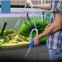 AliExpress NONE Aquarium Siphon Vacuum Cleaner, Manual Gravel Cleaner Water Changer, Fish Tank Syphon Pump Safe Cleaning Supplies
