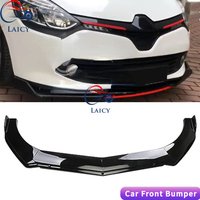 LAICY For Renault Clio 4 5 RS GT 1993-2021 Car Front Bumper Chin Lip Spoilers Body Kits Splitter Skirt Diffuser Protection Guard