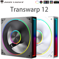 Jungle Leopard Transwarp 12 Star Ring 120 ARGB Case Fan 12CM Cooling Fan Divine Light Synchronous 5V3Pin Circular Light Bar