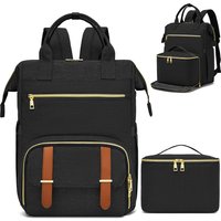 Lunch Backpack Travel Bag Large Capacity Outdoor Cooler Insulated Picnic Bag Fits 15.6 Inch Laptop Backpack with USB Port Adults