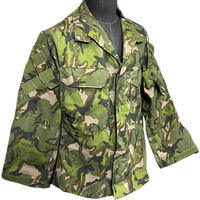 Chinese 80s Camouflage Big Five Leaves Green Jacket Man Spring Reconnaissance