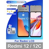 For Xiaomi Redmi 12C Display LCD Mi Poco C55 Touch Screen Digitizer For Redmi 12 LCD Display 22120RN86I Replacement Parts