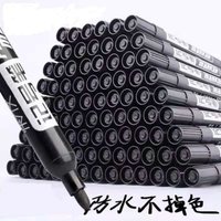 10PCS Permanent Markers, Black Red & Blue Ink, Stationery, Writing Pens for Tire Fabric, Wood, Leathern Art, Graffiti Marker Pen