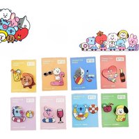 BT21 anime merchandise cartoon cute acrylic badge Kawaii unisex brooch backpack clothing hanging accessory support gift