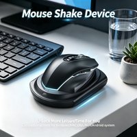 Mouse Jiggler, Ultra Slim, 20dB Noiseless, Undetectable Mouse Mover Simulates Realistic Movement, Driver Free Shaker