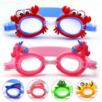 Cute Waterproof anti-fog children's Swimming Goggles Learn To Swim Glasses Baby Cartoon Mirror With Adjustable Kids Swimming