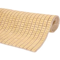 Summer Carbonized Bamboo Chinese Mahjong Mat - 1.2m/1.5m/1.8m Folding Student Bed Mat (Single/Double)