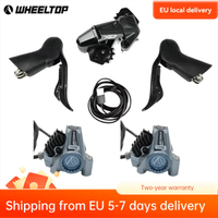 Groupe de transmission électronique sans fil Wheeltop New GeX pour vélo gravel, mono-dérailleur, 7-13 vitesses, haute tension