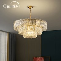 Modern Light Luxury French Living Room Chandelier Romantic Bedroom Ceiling Lamp Dining Table Decor Hanging Light Lustre Fixture