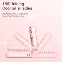 Foldable Hanging Neck Fan Cooling Desktop Refrigeration Handheld USB Mini Fan Camping Mute Ventilador Air Cooler for Sports