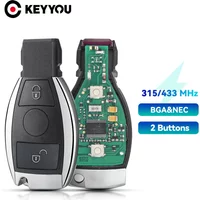 KEYYOU With Battery 315Mhz 433Mhz Remote Car Key For Benz Mercedes NEC BGA Type ML SLK CLK CLS W211 W212 W245 E C Class Key