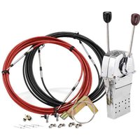Morse Type Boat Twin Lever Marine Throttle Handle Control Box Marine Gear Manipulator
