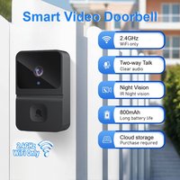 Wireless Doorbell WiFi Outdoor HD Camera Security Door Bell Night Vision Video Intercom Voice Change Home Monitor Doorbell