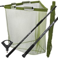 Sougayilang 212/300cm Portable Retractable Carp Fishing Tool Net Fishing tackle Folding Fishing Net for Carp Trout Fishing