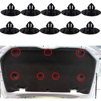 Plastic Hood Insulation Retainer Clip 9046709050 For Toyota Alphard Camry Estima Kluger Land cruiser Yaris Rav4 Prius Lexus