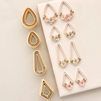Geometric Drip Thin Extruded Polymer Clay Cutters Soft Pottery Dangle Clay Earrings Pendant Jewelry Cutting Ceramics Clay Tools