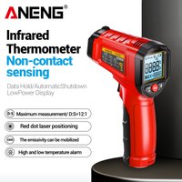 ANENG TH202 50 to 600 Degrees Celsius High Precision LCD Backlight Handheld Pyrometer for Industrial Household and Daily Use