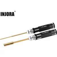 INJORA 1.5mm Hexagon Screwdriver 5.0 Nut Driver Wrench RC Tool Kit for 1/18 RC Crawler TRX4M TRX-4M Upgrade