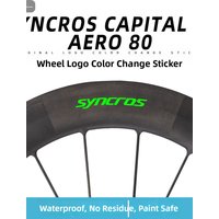 Syncros Capital SL80 Road Wheelset Rim Hub Logo Color Modification Sticker Bicycle Cycling Equipment Accessories