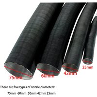 25mm 42mm 50mm 60mm 75mm Diameter 50-300cm Length Air Diesel Parking Heater Duct Pipe Tube Hose For Extendable