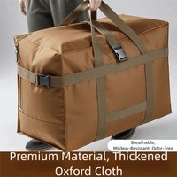 Large Foldable Waterproof Travel Bag Durable Carry-On Luggage Bag Space-Saving Design for Checked Suitcase