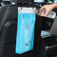50PCS Car garbage bag adhesive disposable creative car storage hanging car garbage bin car interior supplies