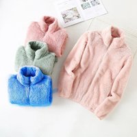 Neue Stil Herbst Winter frauen Dicke Warme Korallen Fleece Jacke Marke Frauen Zipper Polar Fleece Oberbekleidung Weiche Casual Stil mantel
