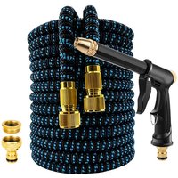 25FT-100FT Garden Hose Expandable Magic Water Pipes For Garden Farm Irrigation High Pressure Car Wash Water Gun Cleaning Tools