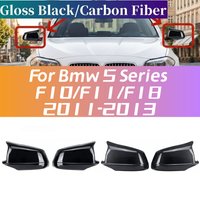 Replacement Side Door Mirror Cap Rearview Cover For BMW 5 Series F10 F11 F18 2011-2013 Door Wing mirror cover