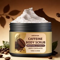veérenae CAFFEINE BODY SCRUB – Exfoliating Coffee Scrub for Smooth & Radiant Skin, Full Body, All Genders, For Dry & Rough Skin