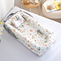 Infant Cotton Cradle Baby Toddler Bassinet Mattress Baby Nest for Boys Girls Travel Bag for Infants 0-24 Months