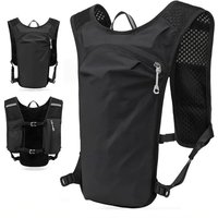 AliExpress NONE Running water supplement vest backpack suitable for trail running hiking and cycling lightweight water bag chest pack