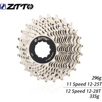 ZTTO 12 vitesses 12-28T cassette de vélo de route 11S 12-25T roue libre en acier 12T pignon de course sur route 11 12 vitesses K7 gravier HG Cassette