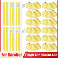 Mop Cloth Rags Parts For Karcher Easyfix SC2 SC3 SC4 SC5 Vacuum Cleaner Replacement Microfiber Cleaning Pad Cover Steam Mop