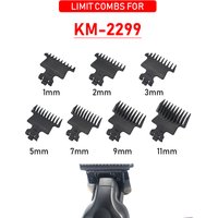 For Kemei KM-2299 1 2 3 5 7 9 11mm Professional Hair Trimmer Limit Comb Guards Hairdresser Hair Cutting Guide Barber Accesories