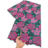 Cheap African Bicolor Guipure Cord Lace Fabric 2026 High Quality Nigerian Water Soluble Lace Fabrics 5 Yards For Women Wedding