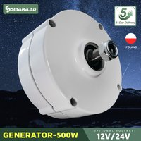 500W Dreiphasiger Permanentmagnet-Synchrongenerator 12V 24V Niedrigdrehzahl-Direktantrieb Windturbinen-Alternator CE-Zertifiziert