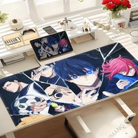 HD Printing Blue Lock Game Mouse Pad XXL Large Size Rubber Mousepad for PC Gamer Desktop Decoration Office Mouse Mat Deskmat Rug