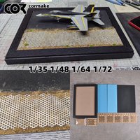 Assembled display stand scale model diorama sand table Brick pavement airport runway surface Highway Road Path 1/32/35/48/64/72