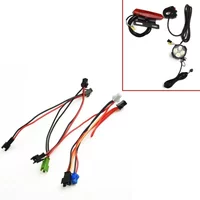 24-60V Electric Bike Light Connection Line E-bike Headlight Front Rear TailLight Rubber Wire Ebike Cycling Accessories