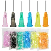 50Pcs/Bag 0.5inch Plastic Stainless Steel Glue Dispensing Needle For All Glues Liquid Solder Paste Adhesives Dispenser Needle