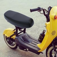 Motorcycle Saddle Seat Long Seat Outdoor Riding Two Person Soft 1 Piece Breathable Comfotable E Bike Saddle for Touring Unisex