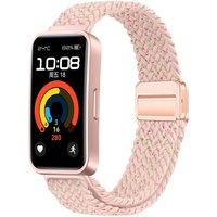 Nylon Elasticity Watch Strap For Huawei Band 10 9 8 Watchband SmartWatch Band Bracelet Magnetic snap