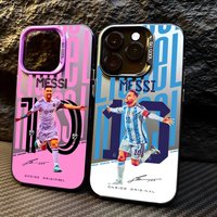 Football Star M-Messi Phone Case For iPhone 17 16 15 14 13 12 11 mini Pro Max X XR XSMAX 8 7 Air Plus Anti Fall Matte Back Cover