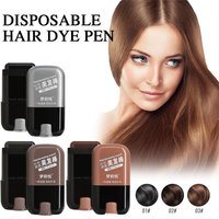Emergency Gray Hair Covering Hair Stick Three Colors Optional Disposable Dye Hair Rotating Healthy Covering Hair Gray Pen