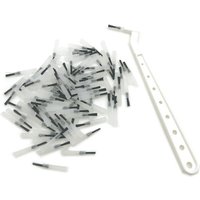 Dental 100 Pcs Reliable Disposable Composite Brush Tips With 1 Brush Handles Dentist Brush with Handle Dentist Material