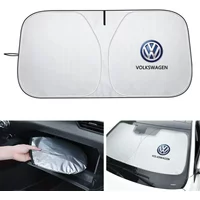 Car Windshield Sun Shade Visor UV Protection Shield For VW Volkswagen GTI Polo Golf Passat Tiguan Arteon Touareg Taigo Caddy