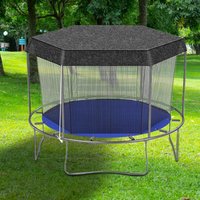 Foldable Sunscreen Protection Canopy Trampoline Shade Sun Protection Cover Top Shade For Playground Trampoline Accessories Out