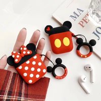 Cute Cartoon Mickey Minnie AirPods Pro Protective Case Apple 1/2/3 Generation Wireless Bluetooth Headphone Case Soft